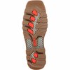 Rocky Carbon 6 Western Boot, BROWN, M, Size 7.5 RKW0415